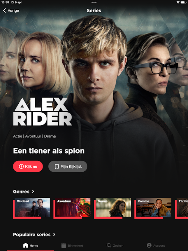 Genres in Videoland